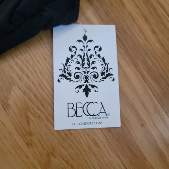 Becca by Rebecca Virtue Fine Line Tessa Crossover High Neck One-Piece Sz… - Picture 4 of 15